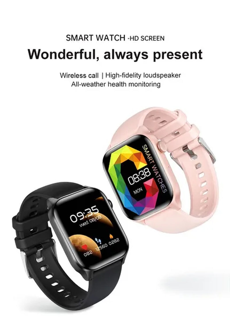 2024 New Women Smart Watch Men 1.85" Full Touch Color Screen Fitness Tracker Call Bluetooth Smart Watch Ladies Smartwatch Reloj Smartwatch